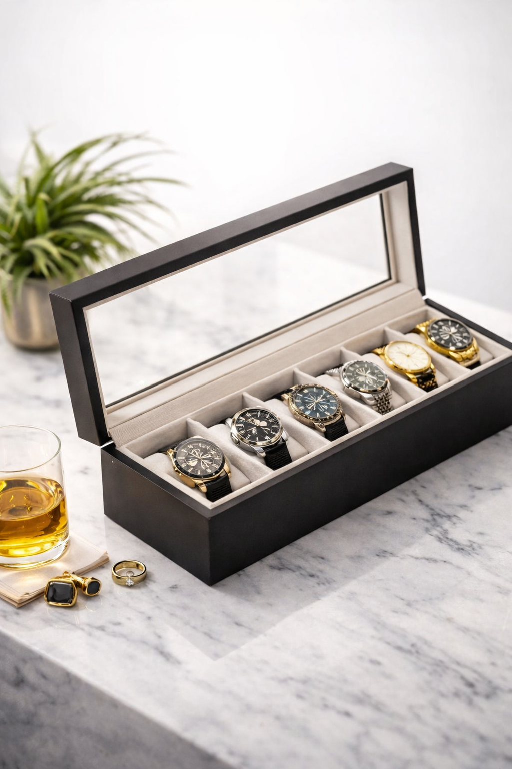 Caja para Almacenamiento de Relojes