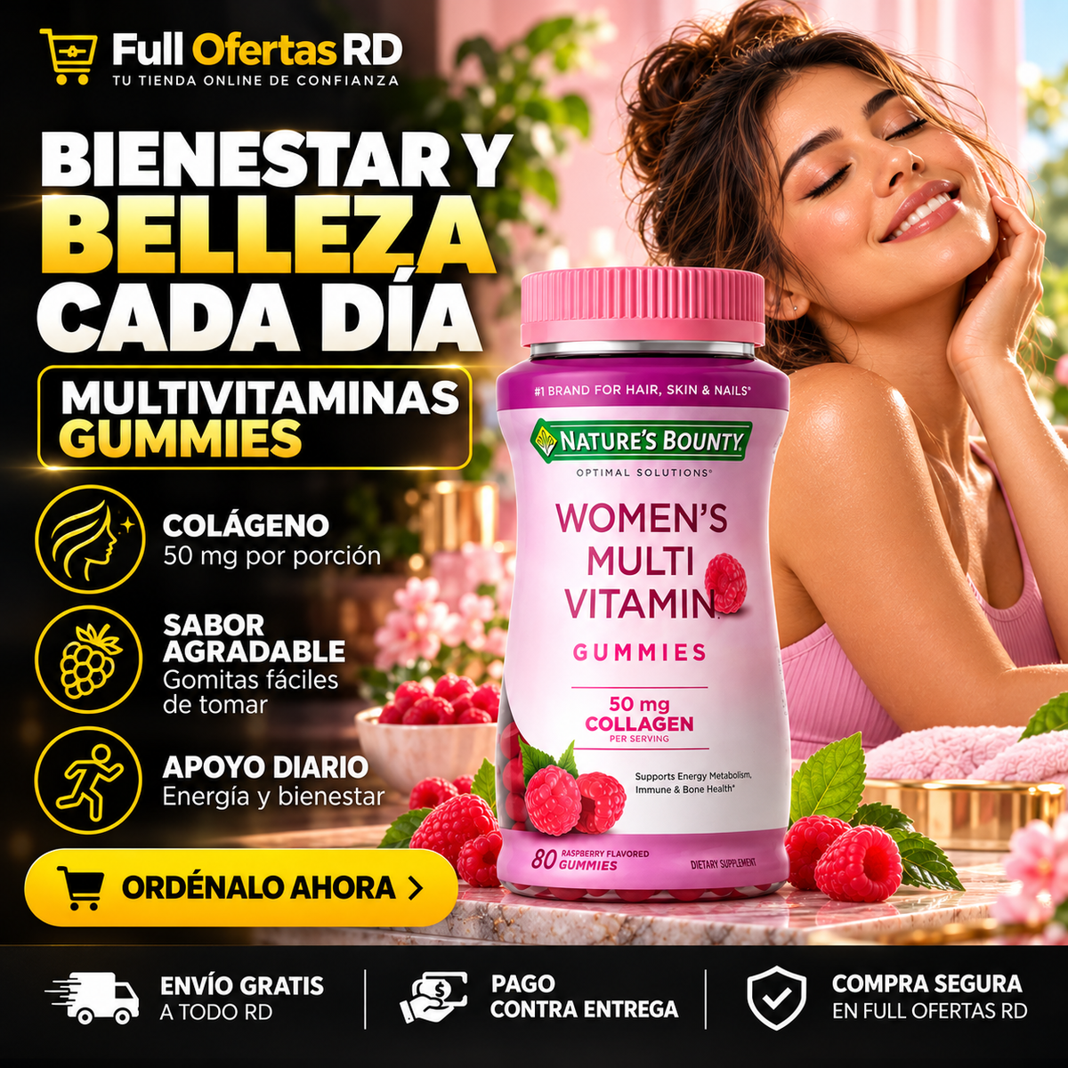 Gomitas Multivitamínicas para Mujer con Colágeno