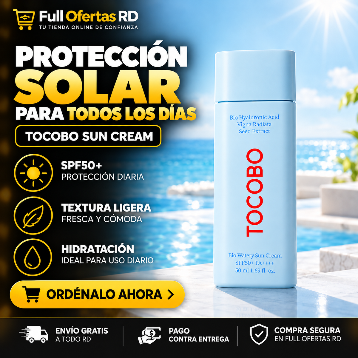 Protector Solar Hidratante Tocobo SPF50+ PA++++