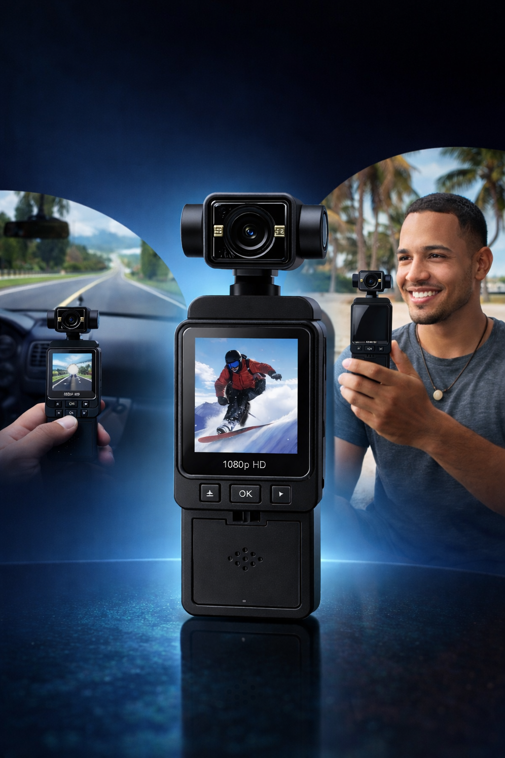 Grabadora Multifuncional Portátil WiFi – 1080p HD