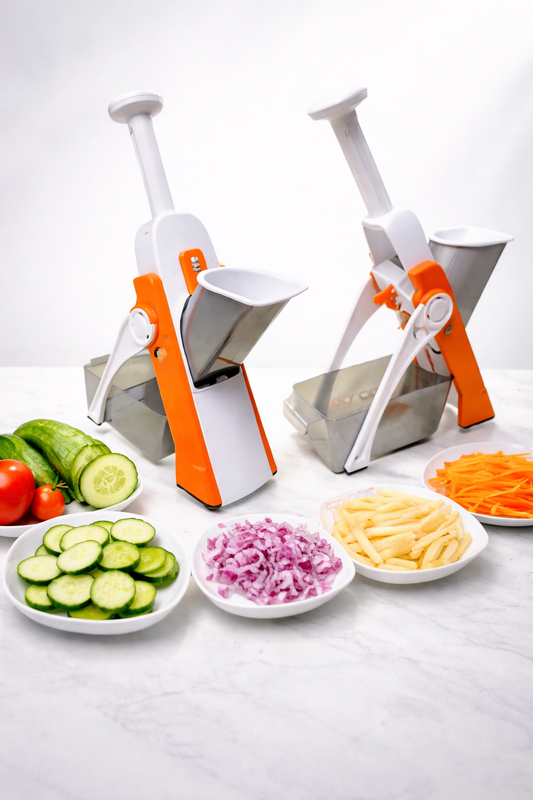 Cortador de Alimentos con Mandolina Multifuncional