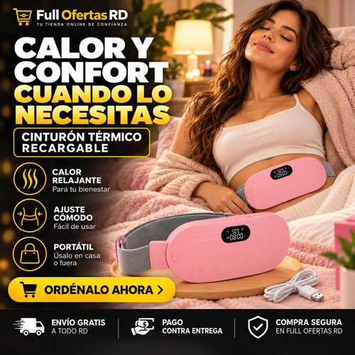 Cinturón Térmico Recargable para Cólicos