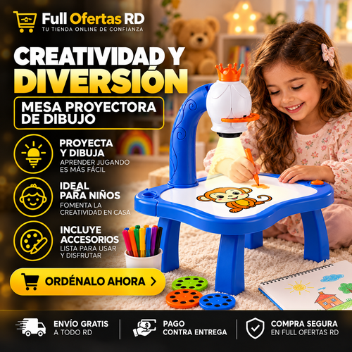Proyector de Dibujo Infantil con Música