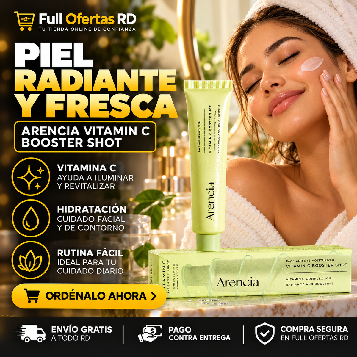 Contorno de Ojos con Vitamina C Arencia