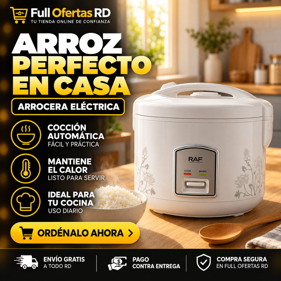 Olla Arrocera Eléctrica RAF 5 Litros