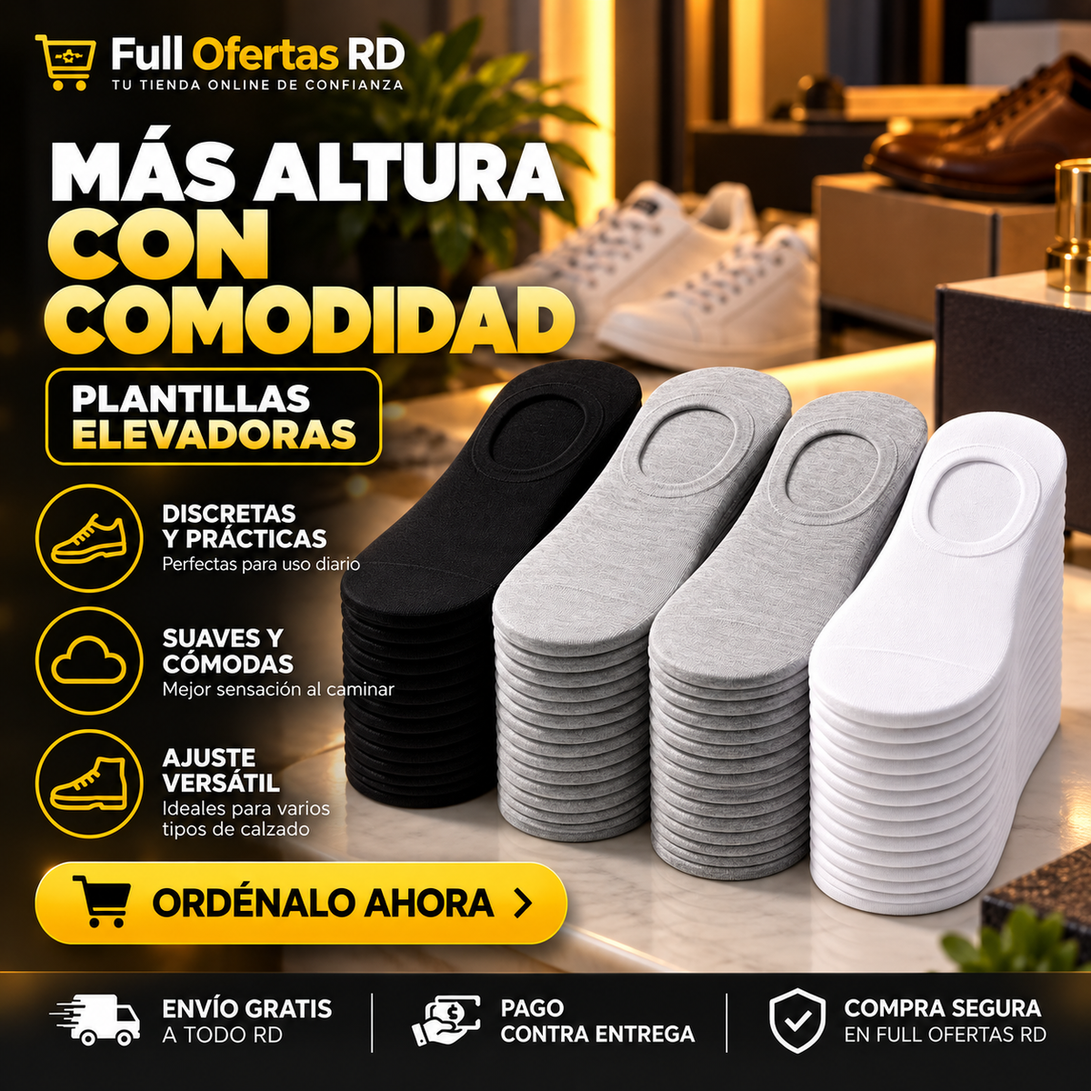Combo de 60 Pares de Plantillas