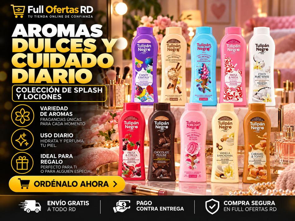 Gel de Baño Tulipán Negro (TODOS LOS COLORES DISPONIBLES)
