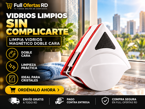 Limpia vidrios Magnético Doble Cara
