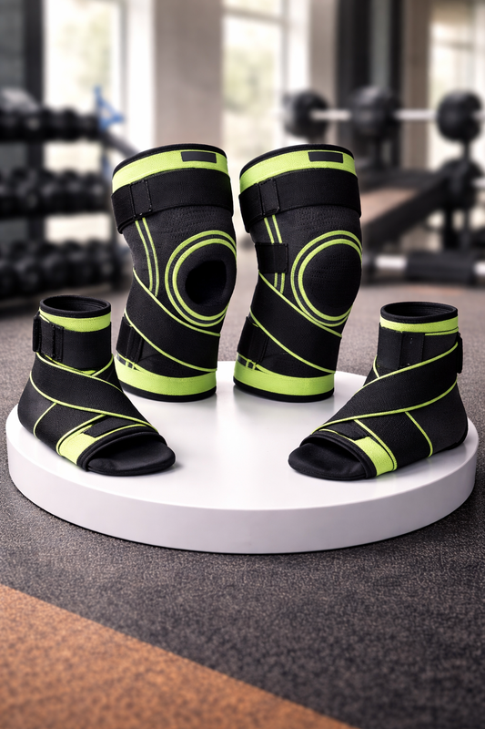 Combo 2 Rodilleras + 2 Tobilleras Deportivas