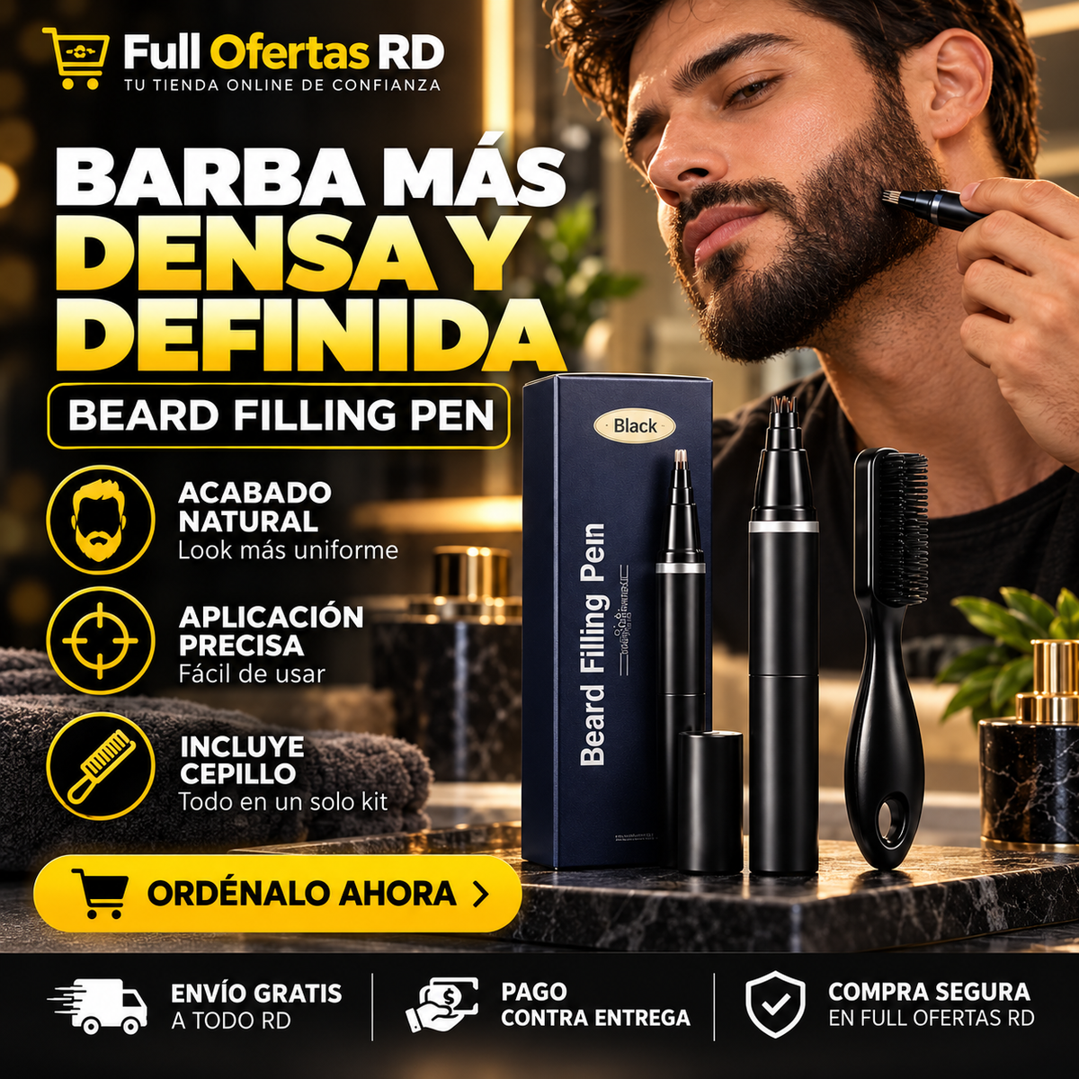Lápiz Rellenador de Barba (Beard Filler Pen)