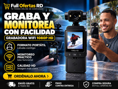 Grabadora Multifuncional Portátil WiFi – 1080p HD