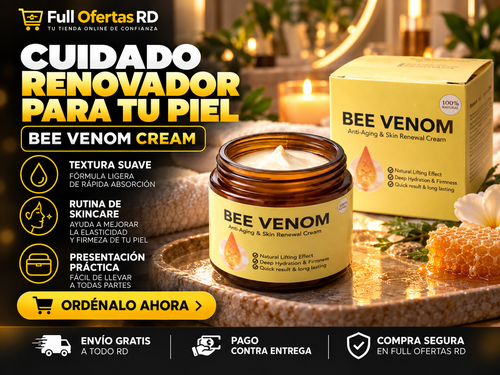 Crema Bee Venom – Rejuvenecimiento y Cuidado Facial